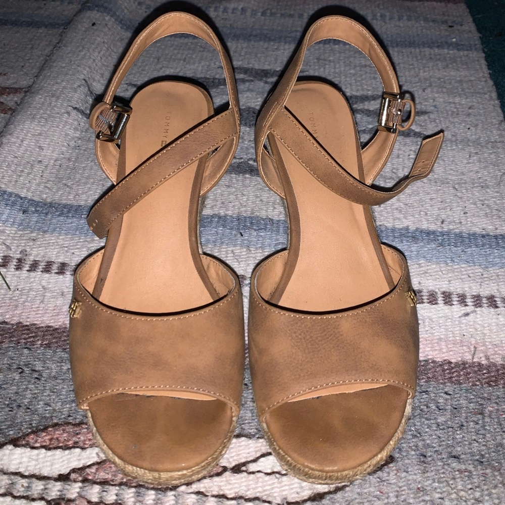 Tommy Hilfiger espadrille wedge sandals